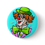 CLOWN WITH HAT  BUTTON