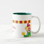 Clown with Stars Happy Birthday Mug