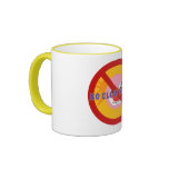 CLOWN ZONE ROAD SIGN COFFEE MUG