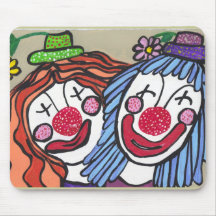 Clowning around mouse pad