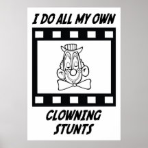 Clowning Stunts Poster