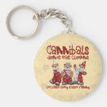 Clowns and Cannibals Key Chains