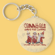 Clowns and Cannibals keychains