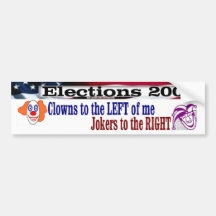 Clowns and Jokers Bumper Stickers