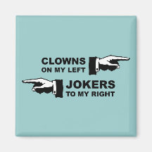 Clowns & Jokers Refrigerator Magnets