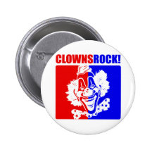 Clowns Rock! #2 Button