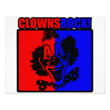 Clowns Rock! Invites