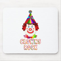 Clowns Rock Mouse Pads