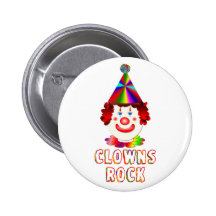 Clowns Rock Pin