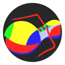 Clown's Shoe Sticker