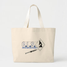 CLS BLUE LOGO W/ MICROSCOPE -  LAB SCIENTIST BAG