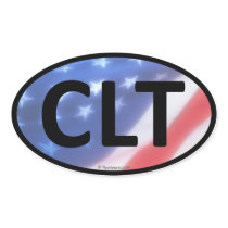 CLT Oval Sticker