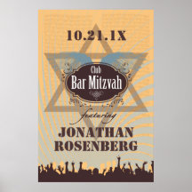 Club Bar Mitzvah Poster