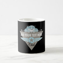 Club d'aile d'avion tasse