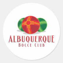 Club de la couleur ABQ Bocce Adhésif Rond