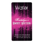 Club Flyer Look Sweet 16 Water Label