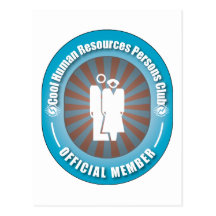 Club frais de personnes de ressources humaines cartes postales