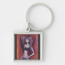 Club Girl Key Chains