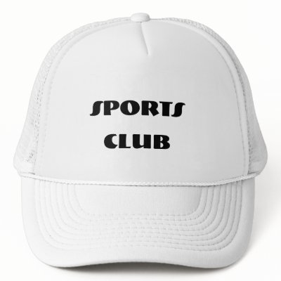 Club Hats Caps Sports Team Sports, Club by I_Love_Gifts
