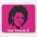 Club Michelle Mousepad in  Hot Pink