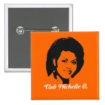 Club Michelle O. Button, citrouille Pin's Avec Agrafe
