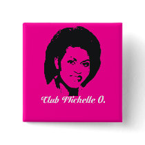 Club Michelle O. Button, Hot Pink