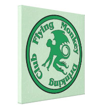 Club potable de singe de vol impressions sur toile