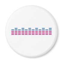 club sound icon refrigerator magnet