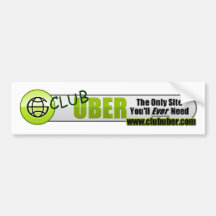 Club Uber Bumper Sticker #1