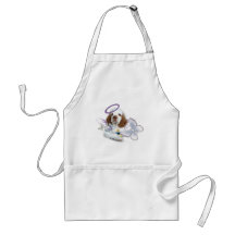 Clumber Spaniel Angel Baby Aprons
