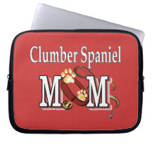 Clumber Spaniel Mom Gifts Computer Sleeves