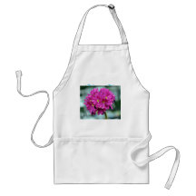 Cluster of beautiful Pink and yellow eyed flowers Apron