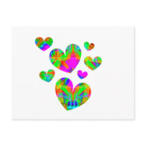 Cluster of Hearts Postcard