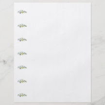 Cluster of White Daisies Personalized Flyer