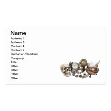 Cluttered Witch Corner Business Card Templates