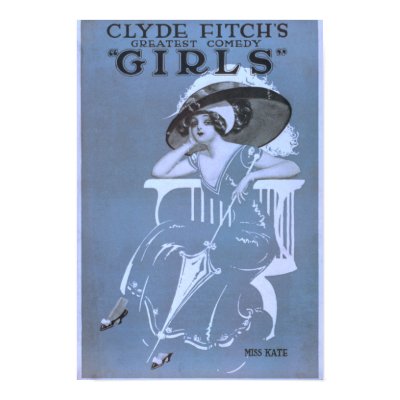 Clyde Fitch's Greatest Comedy, "Girls" Theatre Print by LanternPress