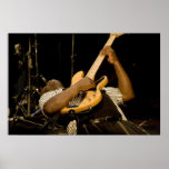 "Clyde" Plays Electric Bass Print