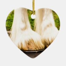 Clydesdale Feet Christmas Tree Ornament