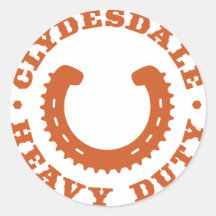 Clydesdale MTB "Heavy Duty" Sticker