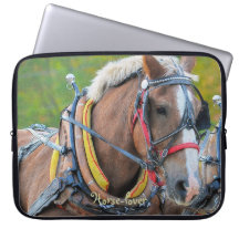 Clydesdale Team Horse-lover's Laptop Sleeve