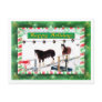 CLYDSDALES IN WINTER POST CARD