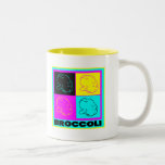 cmyk BROCCOLI display Coffee Mug
