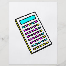 CMYK Calculator Retro Graphic Flyer Design