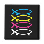cmyk darwin fishes magnet