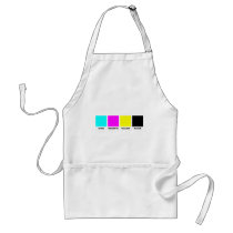 CMYK Four Colour Process Model Apron