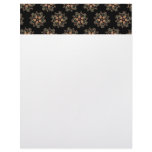 CMYK Fractal Star Pattern Custom Letterhead