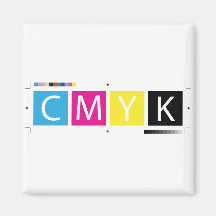 CMYK pré-compriment des couleurs Aimants Pour Réfrigérateur