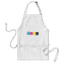 CMYK Pre-Press Colours Apron