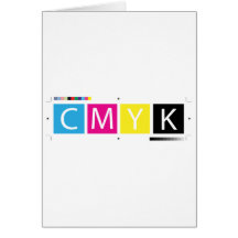 CMYK Pre-Press Colours Card