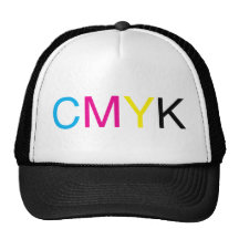 CMYK Text Hat